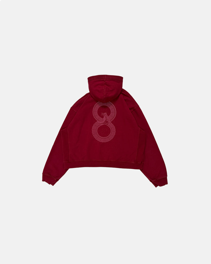 Jet Hoodie Vintage Red