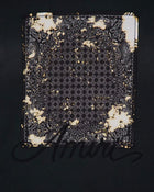 Ma Bleach Bandana Oversized Hoodie Black