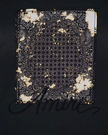 Ma Bleach Bandana Oversized Hoodie Black