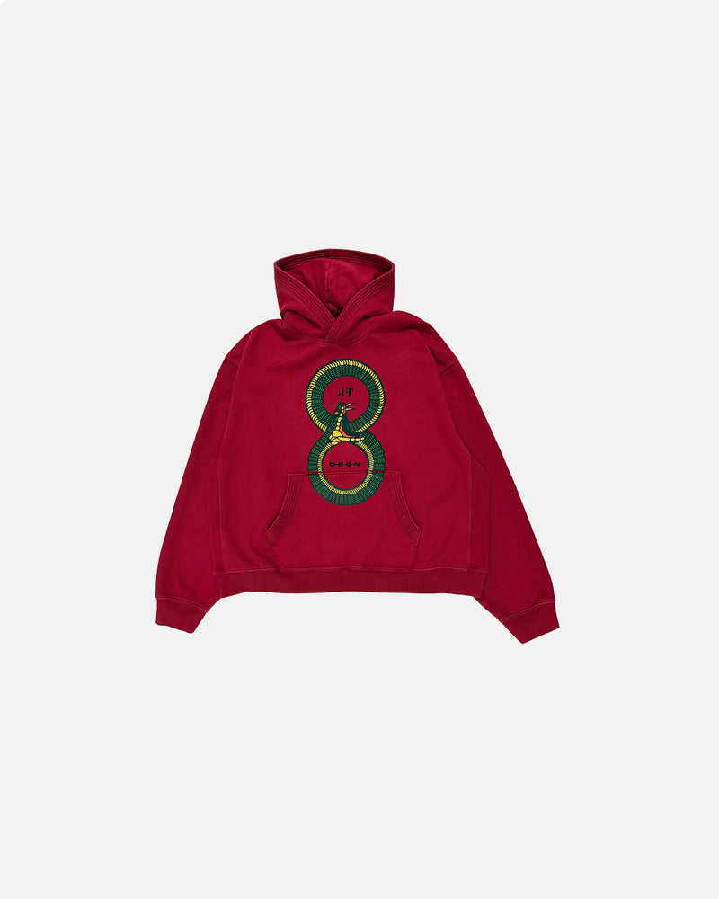 Jet Hoodie Vintage Red