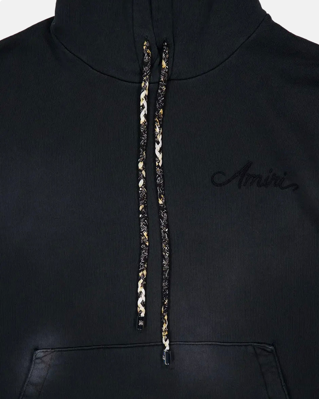 Ma Bleach Bandana Oversized Hoodie Black