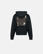 Ma Bleach Bandana Oversized Hoodie Black