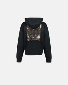 Ma Bleach Bandana Oversized Hoodie Black