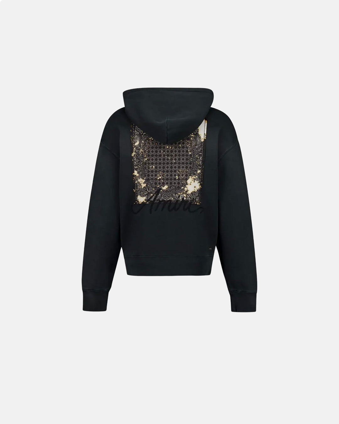 Ma Bleach Bandana Oversized Hoodie Black