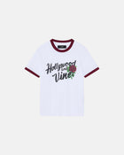 Ma Rose Ringer Tee White