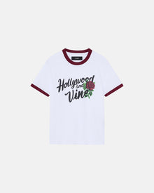 Ma Rose Ringer Tee White