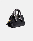 Ma Croc Micro Triangle Bag Black