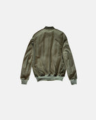 Bauhaus Leather Bomber Celadon