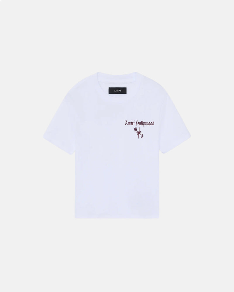 Ma Amiri Hollywood Ghotic Tee White