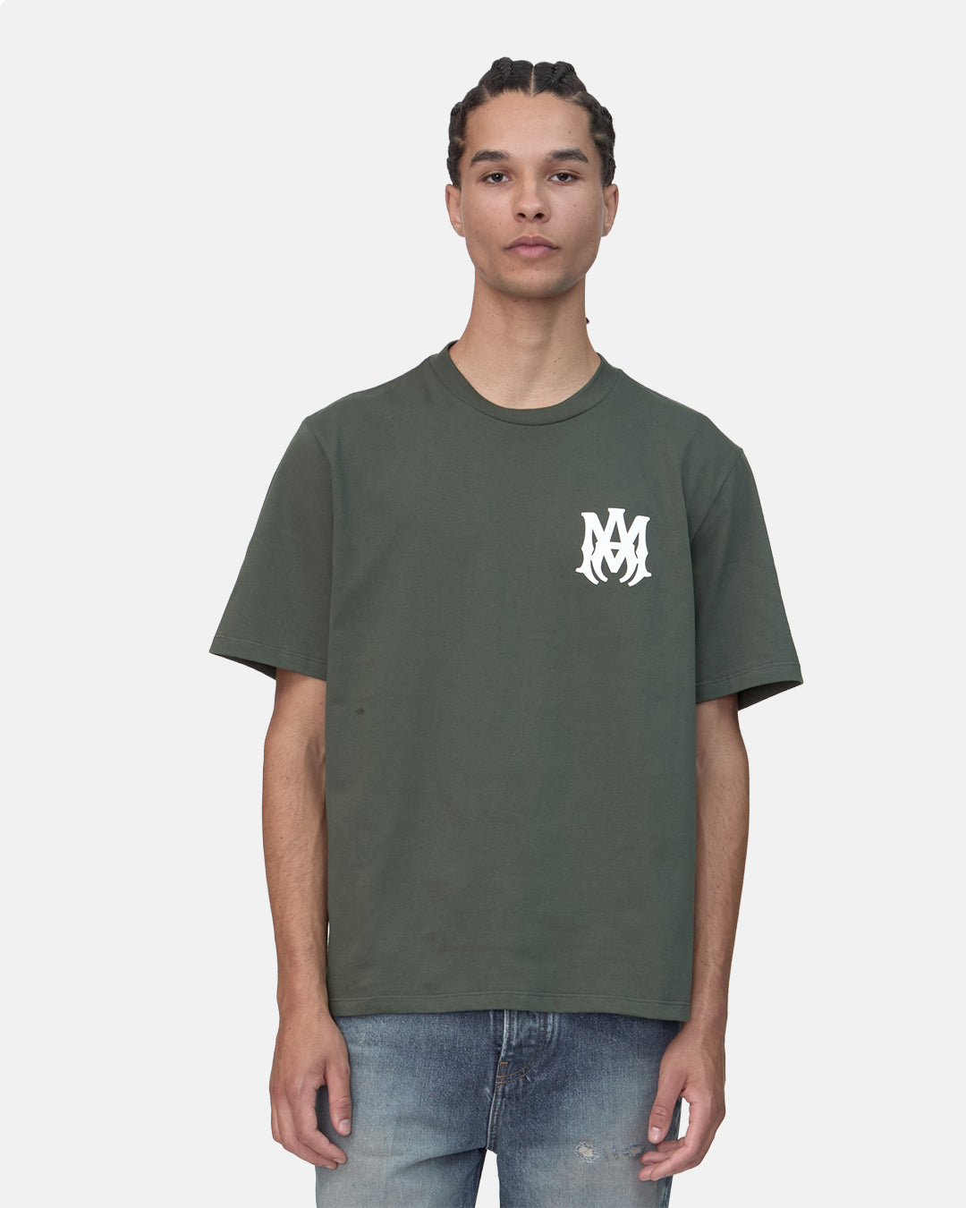 Ma Ma Core Logo Tee Dark Sage