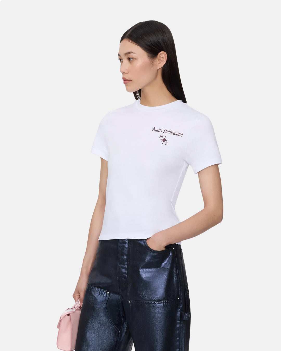 Ma Amiri Hollywood Ghotic Tee White