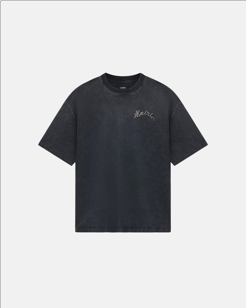 Ma Amiri Dragon Oversized Tee Black