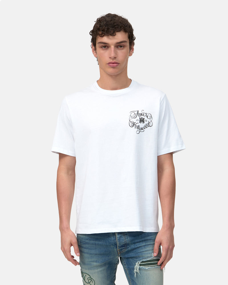 Ma Amiri Hollywood Tee White