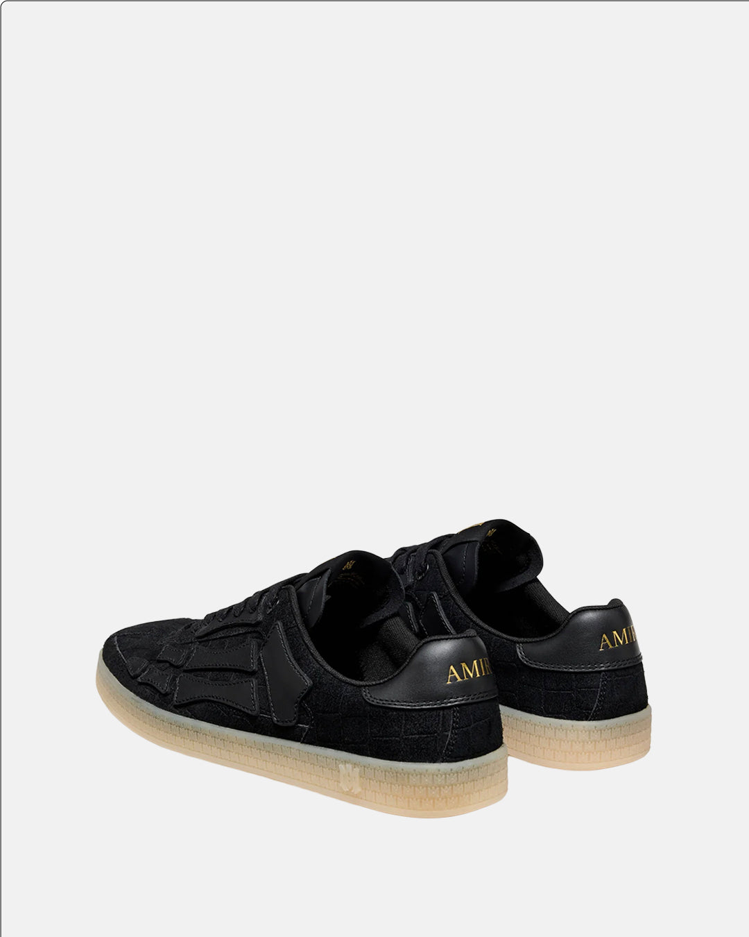 Ma Croc Debossed Pacific Bones Black