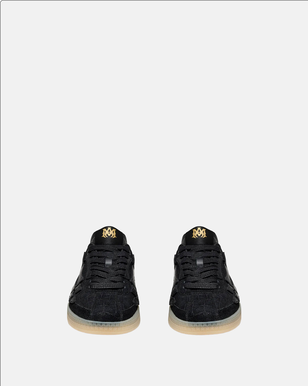 Ma Croc Debossed Pacific Bones Black