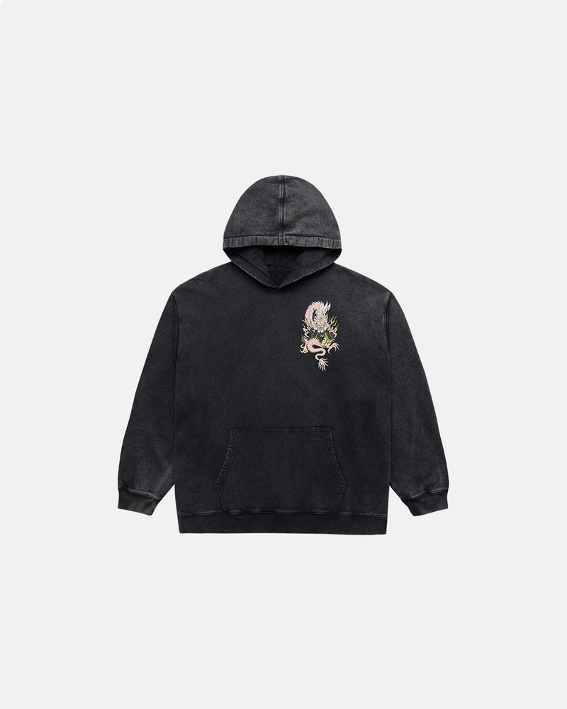Dilong Oversized Hoodie Black Corrosion