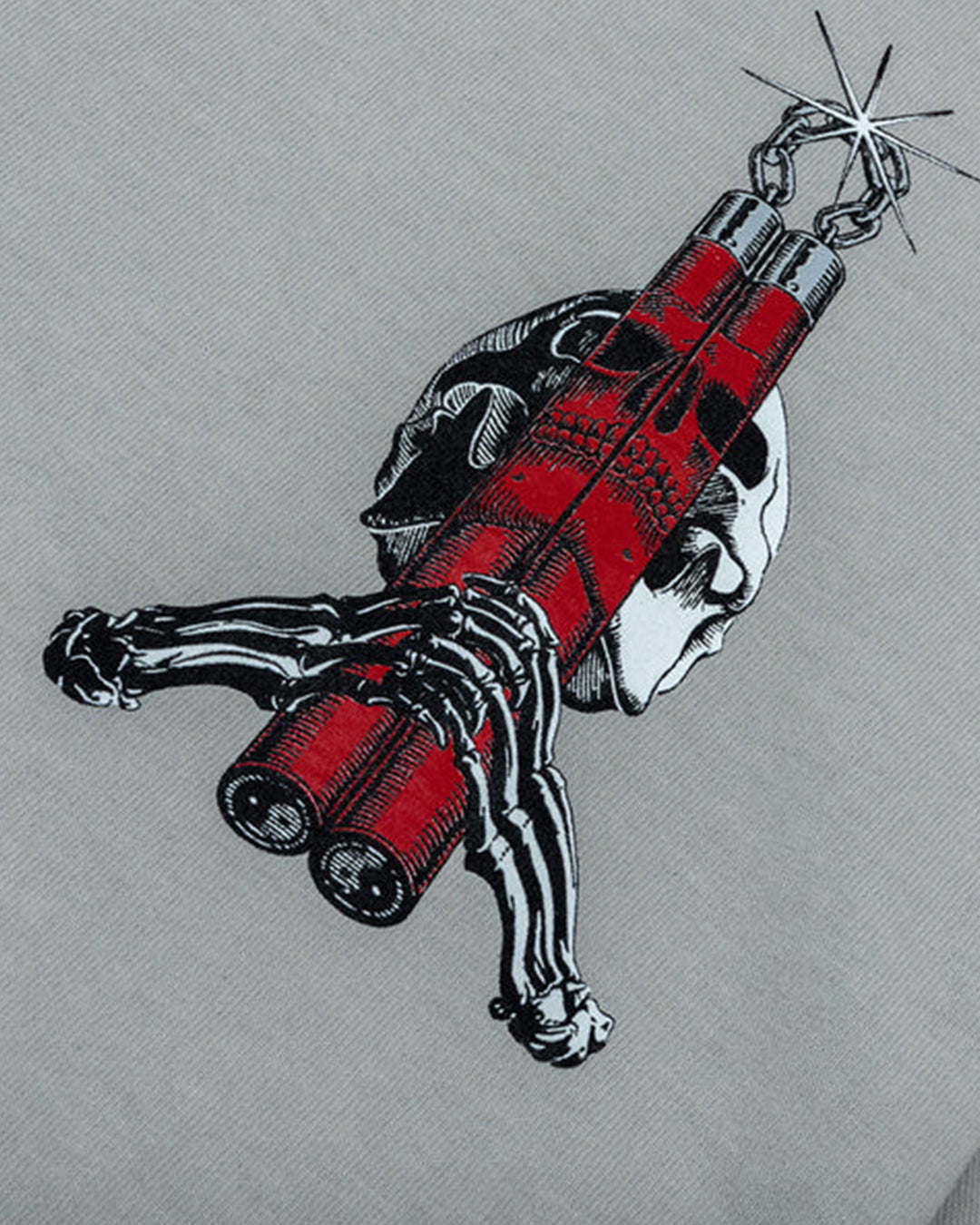 Bones II Oversized Tee Cement