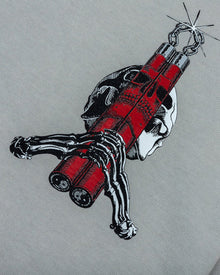 Bones II Oversized Tee Cement