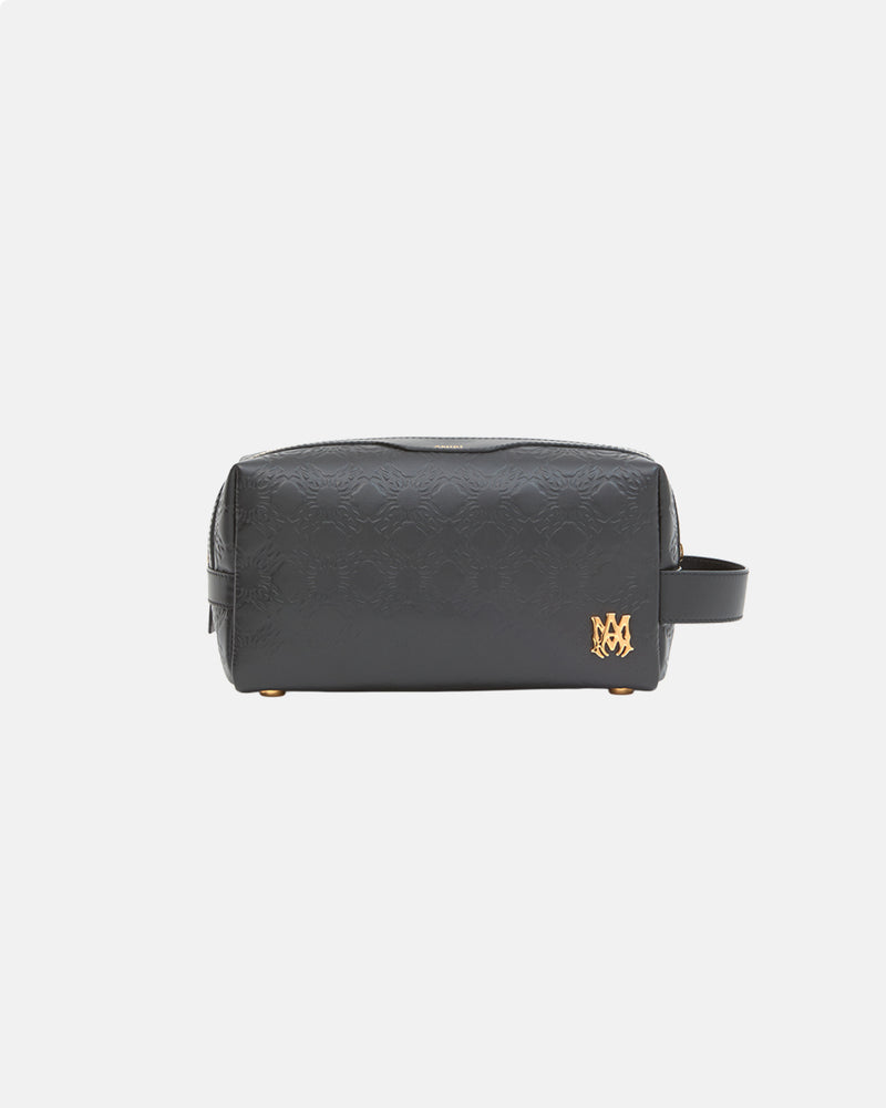 Ma Ma Quad Leather Dopp Kit Black