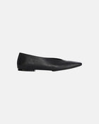Ballerina Leather Shoes Black