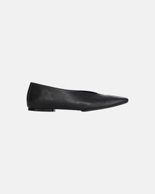 Ballerina Leather Shoes Black