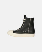 Scarpe In Pelle Sneaker Black/Milk/Milk