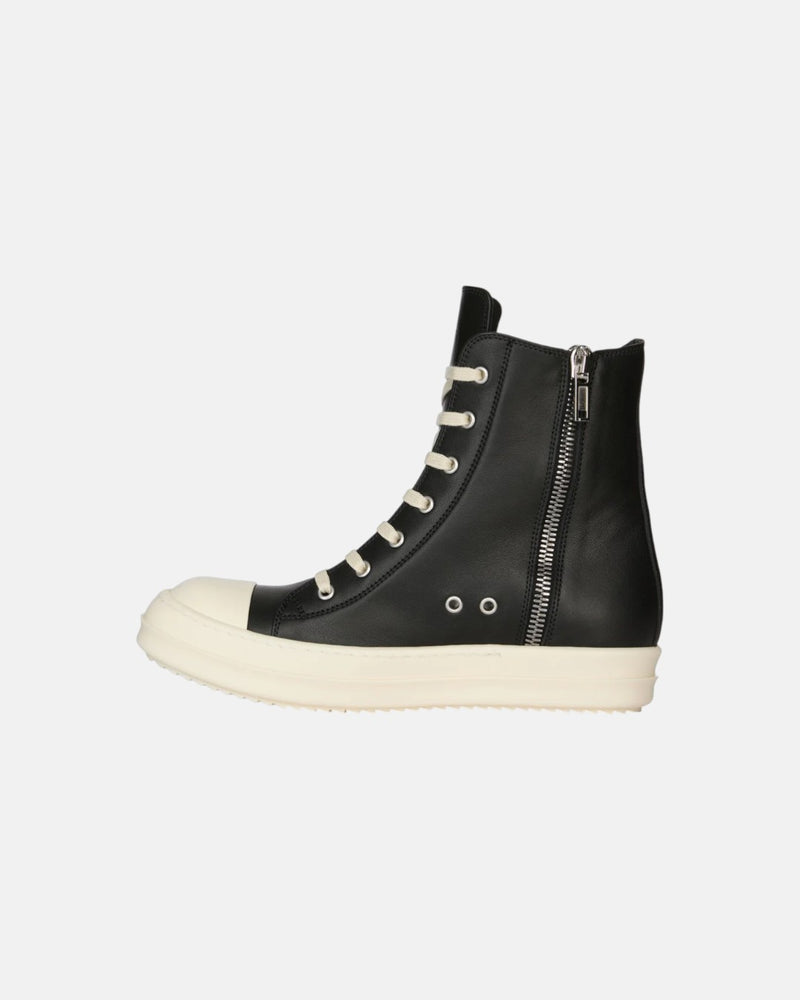 Scarpe In Pelle Sneaker Black/Milk/Milk