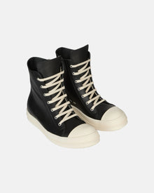 Scarpe In Pelle Sneaker Black/Milk/Milk