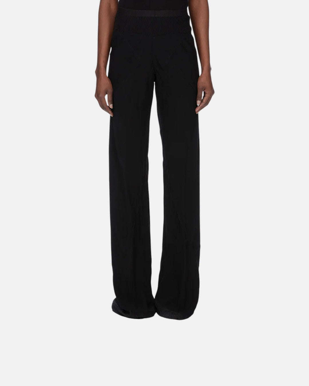 Silk Shorts Bias Black