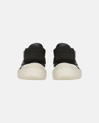 Women Leather Shoes Strap Low Sneakers Black/Milk/Milk