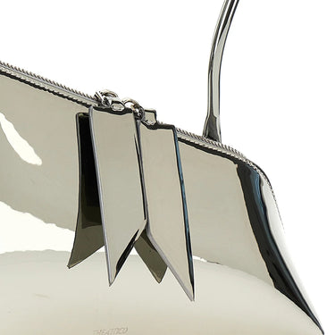 The Attico 'Sunrise' Shoulder bag Silver