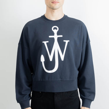 JW Anderson Women Anchor Logo Sweatshirt Navy