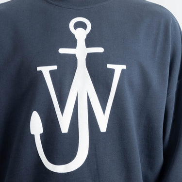 JW Anderson Women Anchor Logo Sweatshirt Navy