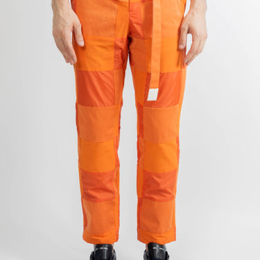 Sacai Faux Suede Mix Pants Orange