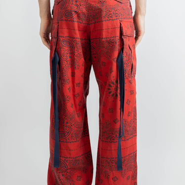 Sacai Bandana Print Pants Red