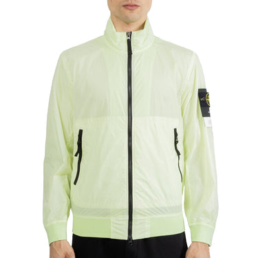 Stone Island Relaxed Compass Patch Jacket in Light Green