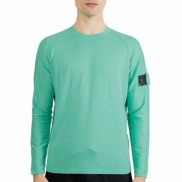 Stone Island Shadow Project Cotton Pullover With Shadow Project Patch Green
