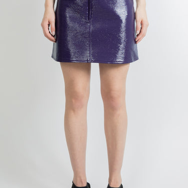 Courrges Skirt Vinyle Reedition Purple