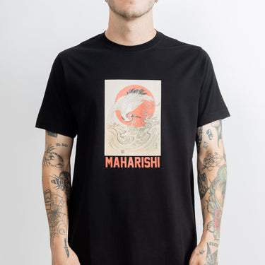 Maharishi Water Peace Crane T-Shirt Black