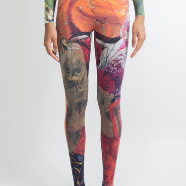 Marine Serre Scarves Print Recycled Second Skin Tights