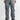 Balmain Monogrammed Jacquard Denim Jeans Black