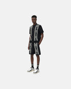 Stud Stripe Short Black