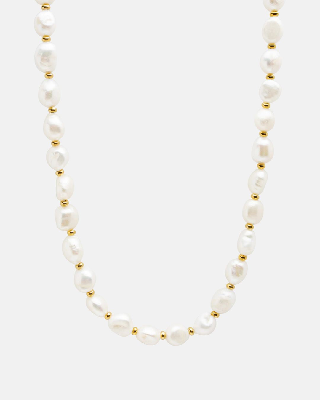 Nialaya Men's Baroque Pearl Choker
