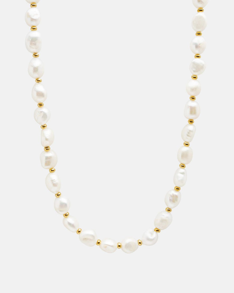 Nialaya Men's Baroque Pearl Choker