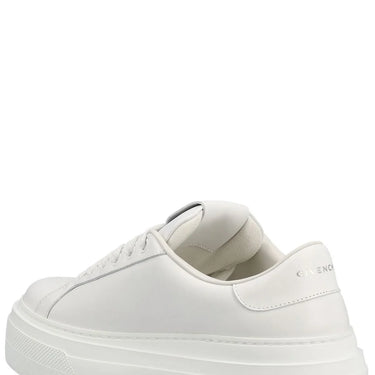 Givenchy Women City Platform Sneakers In Leather White