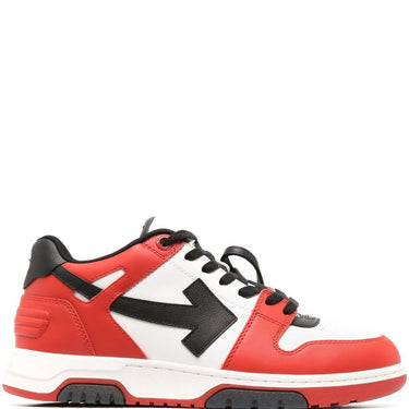 Off White Out Of Office Calf Leather Red Black2