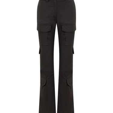 Givenchy Women Boot Cut Multipocket Cargo In Black