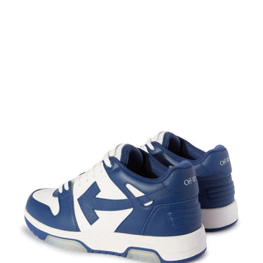 Off White Out Of Office Calf Leather White Royal Blue