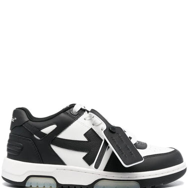 Off White Women Out Of Office Calf Leather White Black2