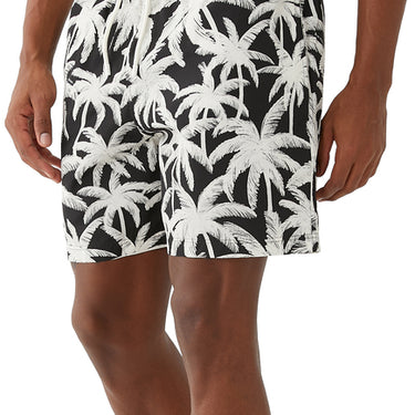 Palm Angels Palms Allover Swimshorts Black Off White